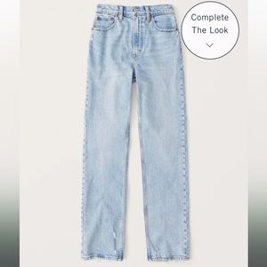 Abercrombie Women's 90s Ultra High Rise Straight Jeans Size 26